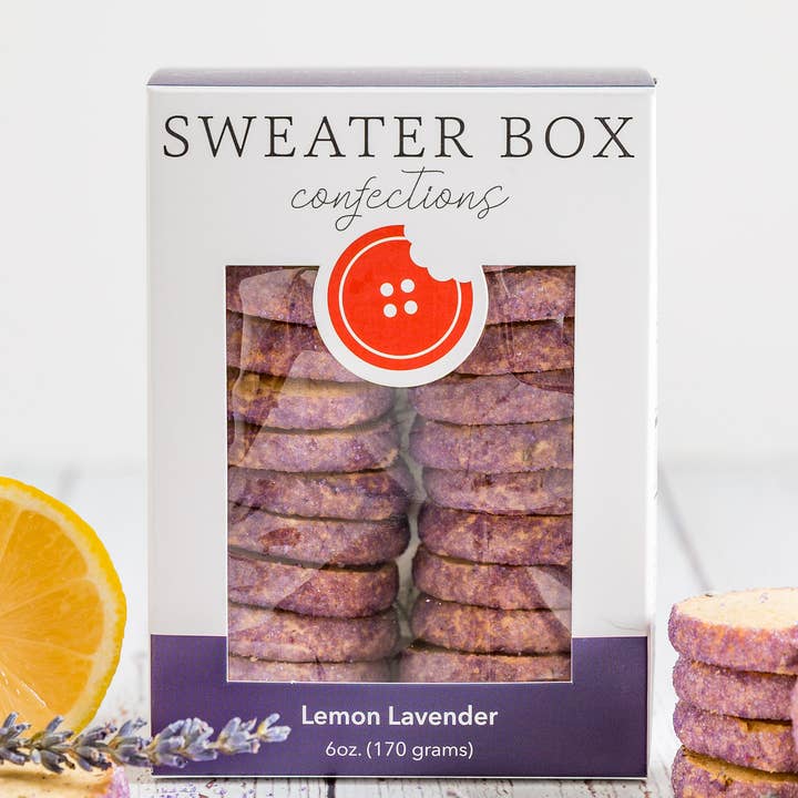 Sweater Box Confections - Wholesale Cookie - Lavender Lemon Cookies0