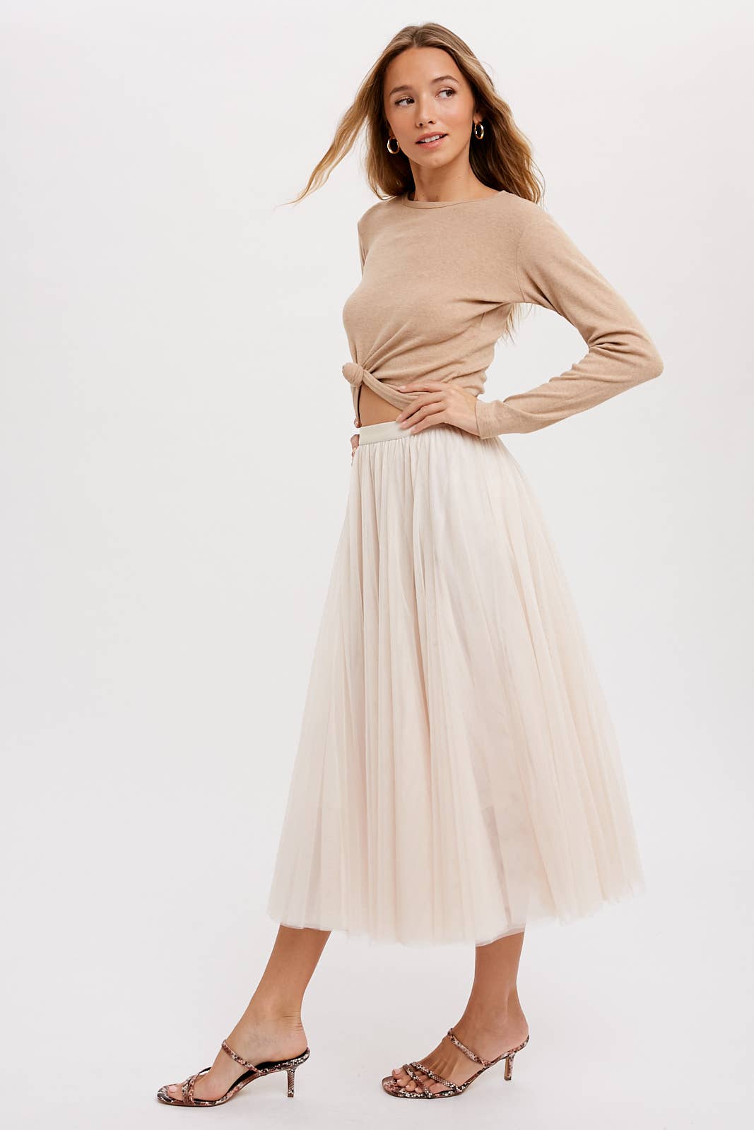 Bluivy - Wholesale Skirt - Women's - TULLE MIDI SKIRT60