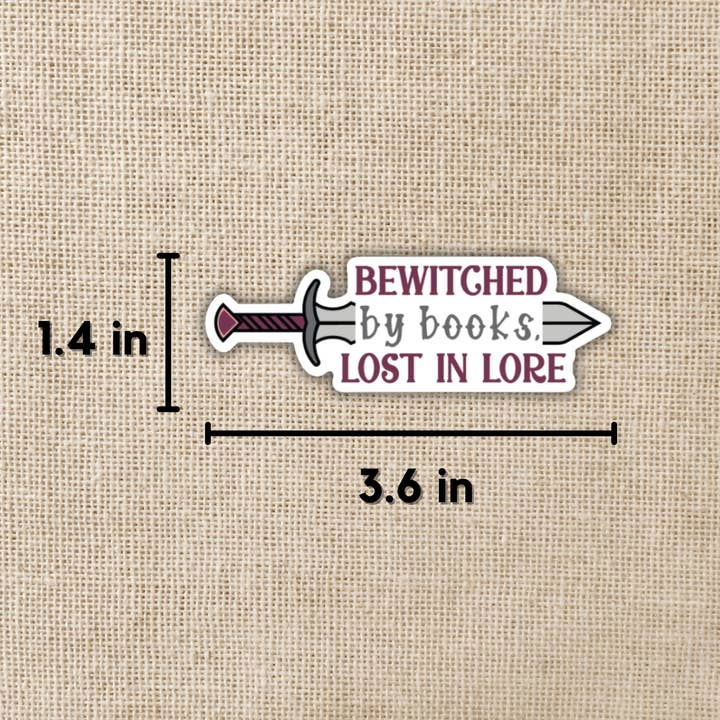 Kingdom of Threads - Wholesale Sticker - Betwitched by Books, Lost in Lore Sticker1