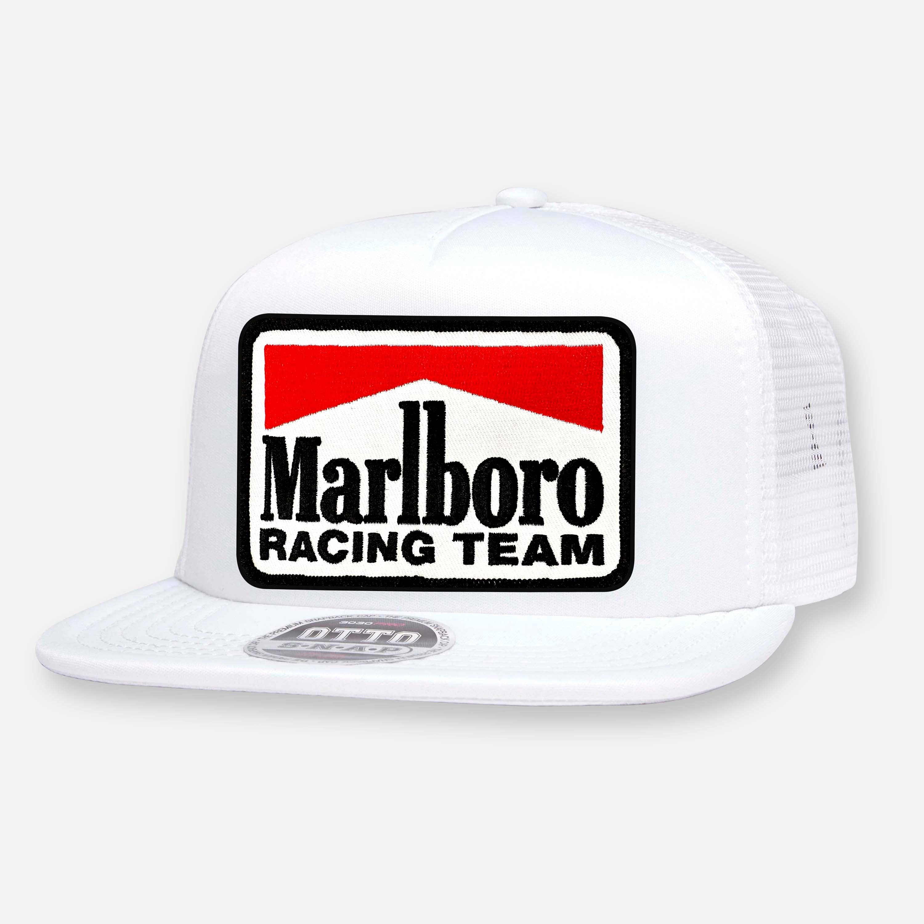 Wholesale MARLBORO RACE TEAM FLAT BILL PATCH HAT for your store