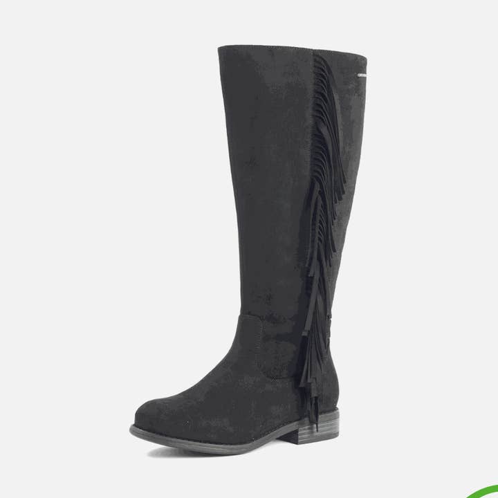 XL boots for wide calves - Aiyana model for wholesale by Gabylou