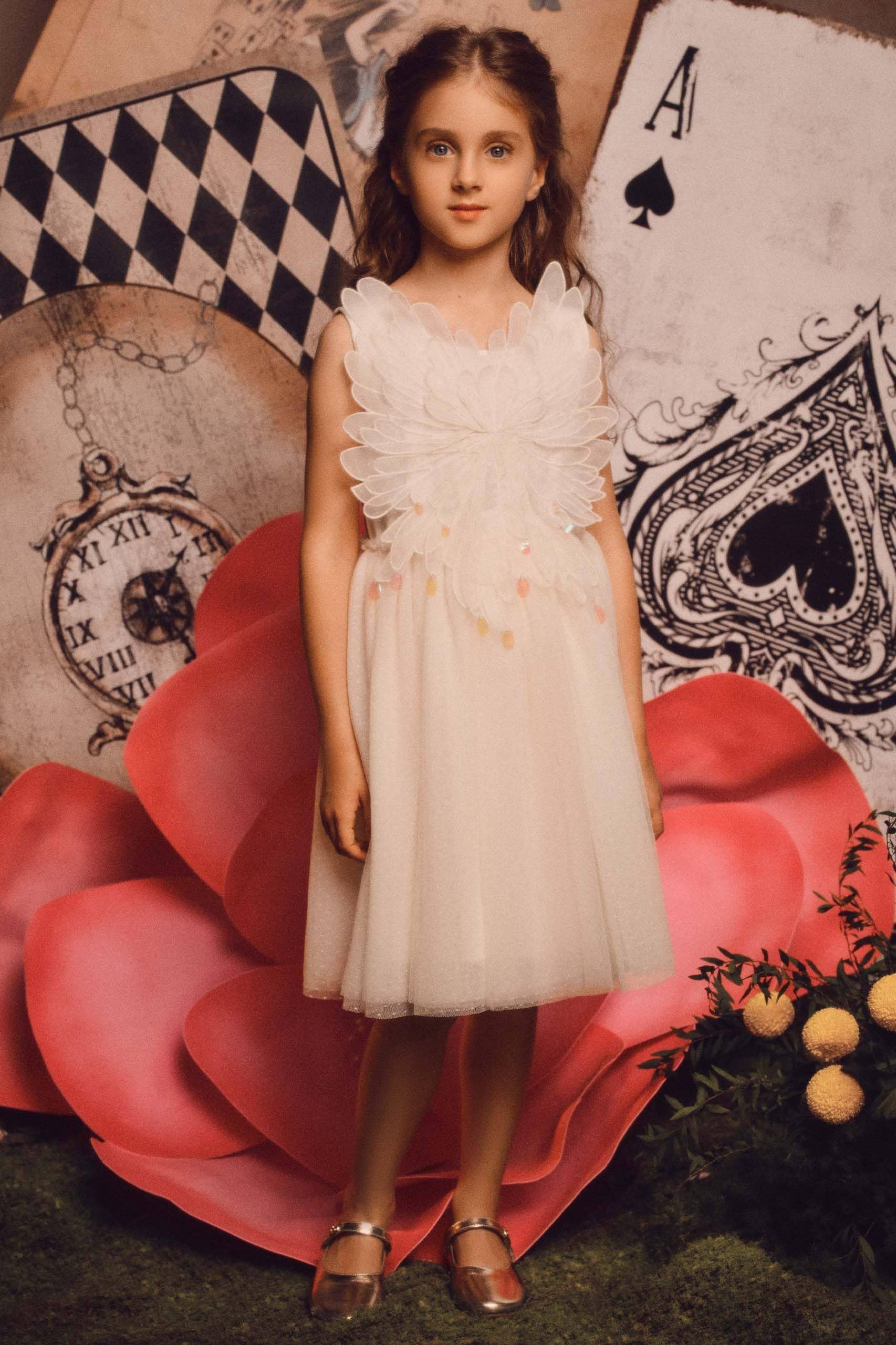 Tutuland – Großhandel Kleid – Kinder – Charmantes mehrlagiges Prinzessinkleid aus Tüll6