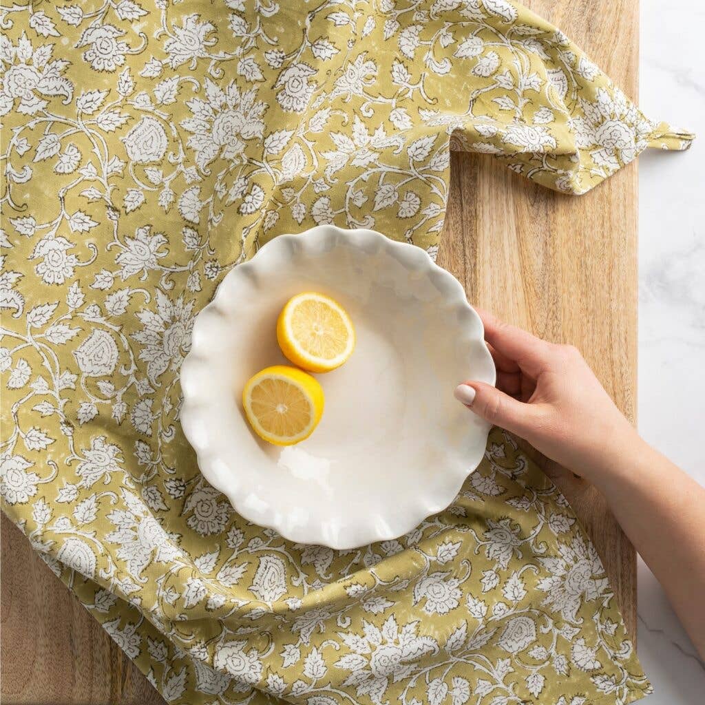 Indaba Trading - Wholesale Tea Towel - Emmy Block Print Tea Towels S/21