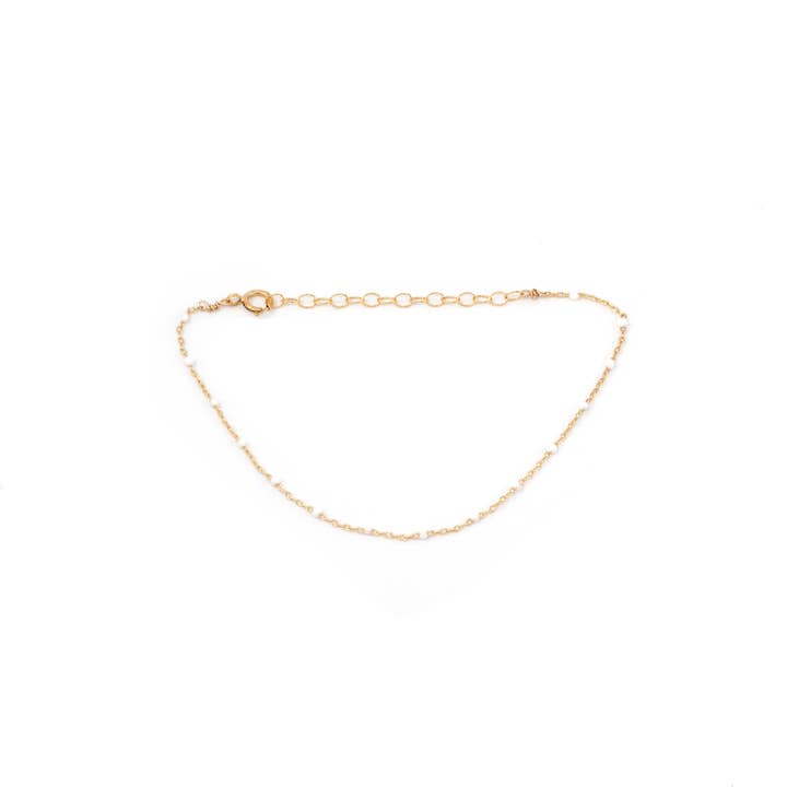 May Martin - Wholesale Link & Chain Bracelet - Enamel & Gold Bracelet6