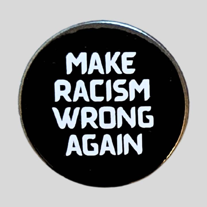Rasism fel 38 mm x 38 mm märken, Inga rasism pinsmärken för wholesale av sent with Pride