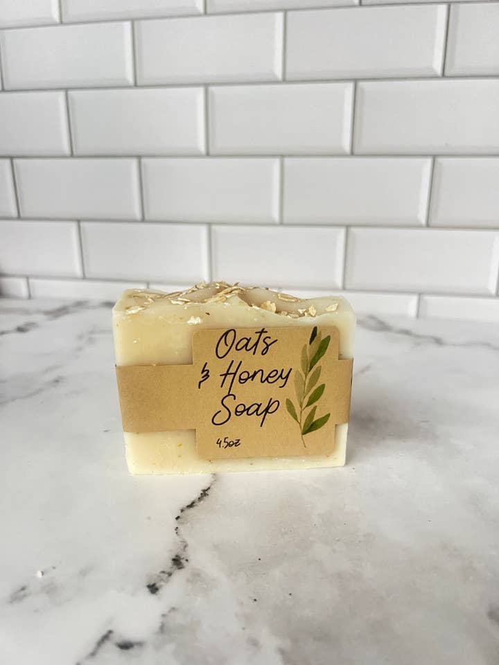Oatmeal Soap bars, Natural Oatmeal soap, Oats n honey soap for wholesale by Brownies&Ginger Soap Co