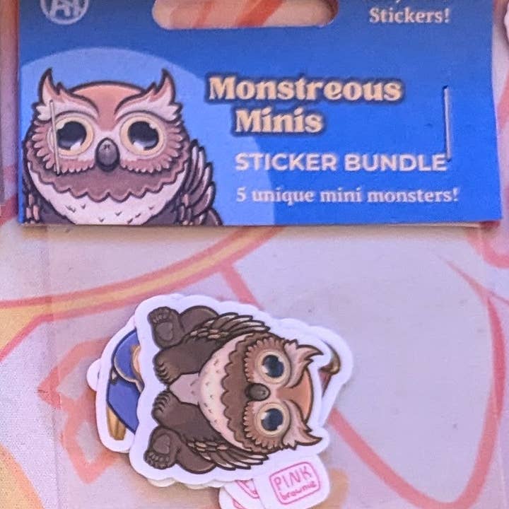 Mini Monsters - Sticker Bundle for wholesale by Pink Brownie