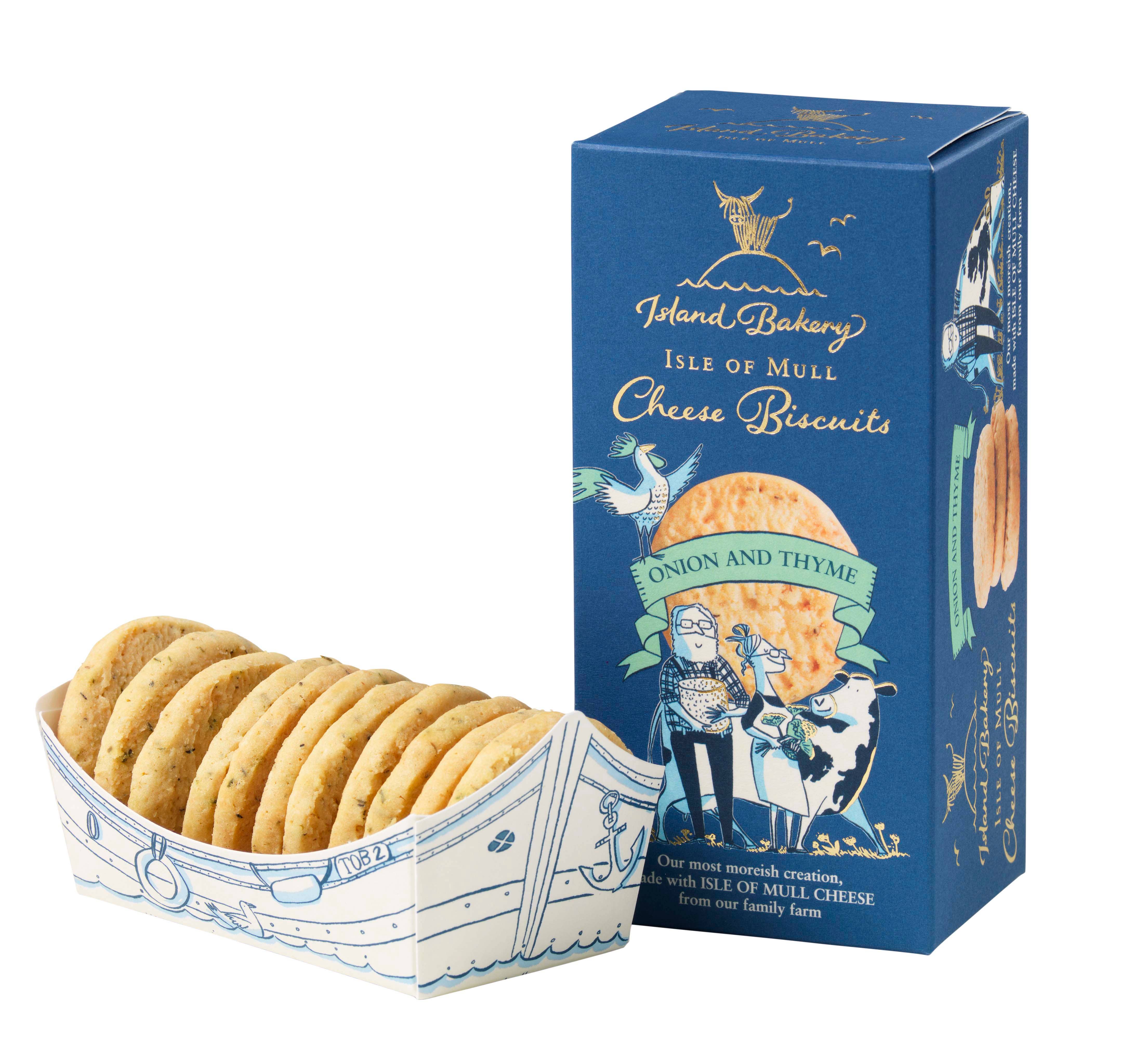 Island Bakery Organics – wholesale Biscuit – Cheese Biscuits - Onion & Thyme - Island Bakery 1