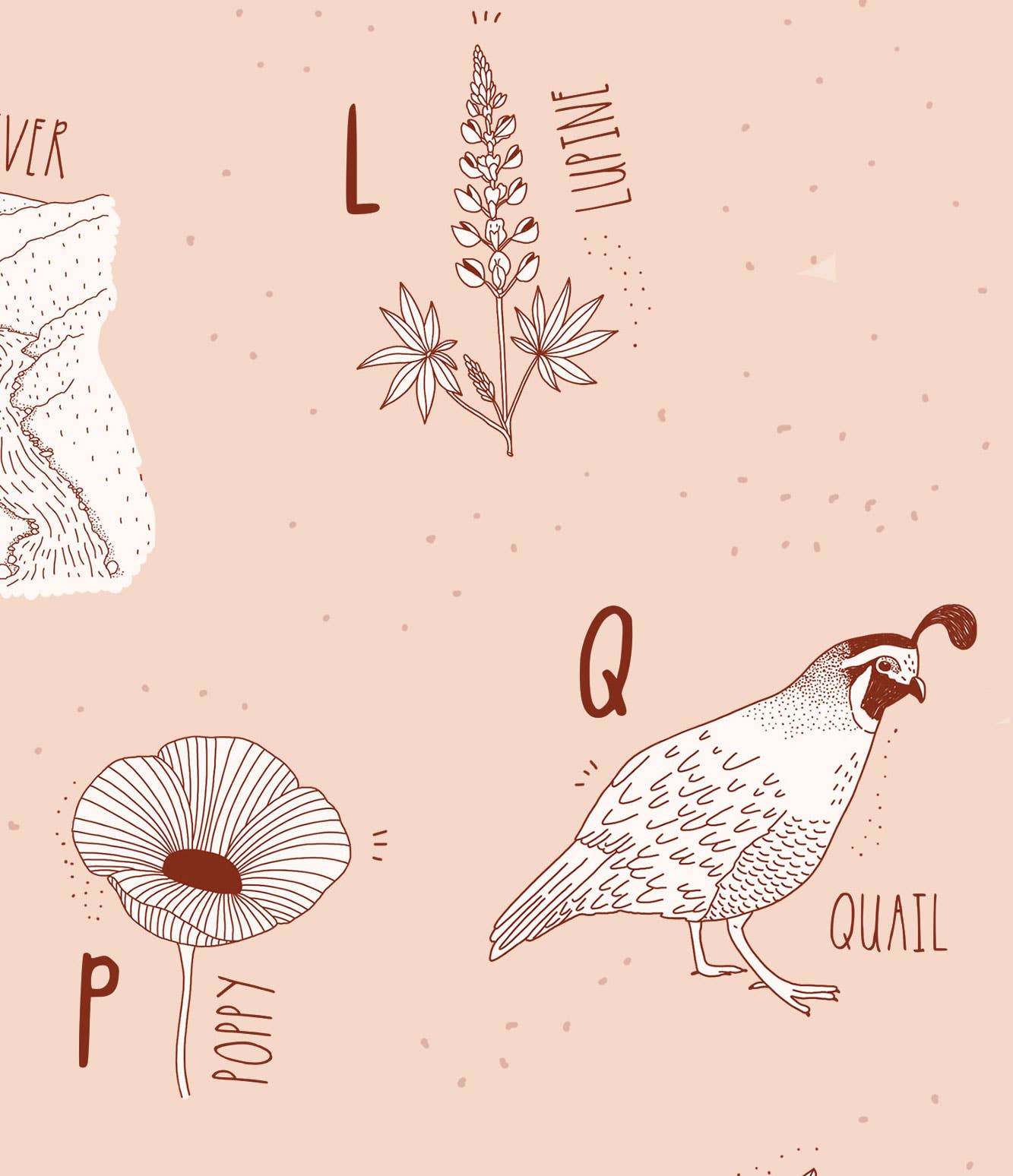 Pen+Pine - Wholesale Art Print - CA Alphabet Print1