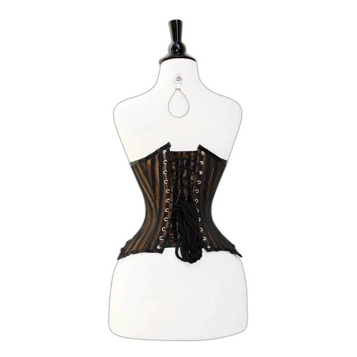 Miss Leather - Wholesale Corset - Women's - Womens Black Corset Top Outfit - Under bust Corset Dress
