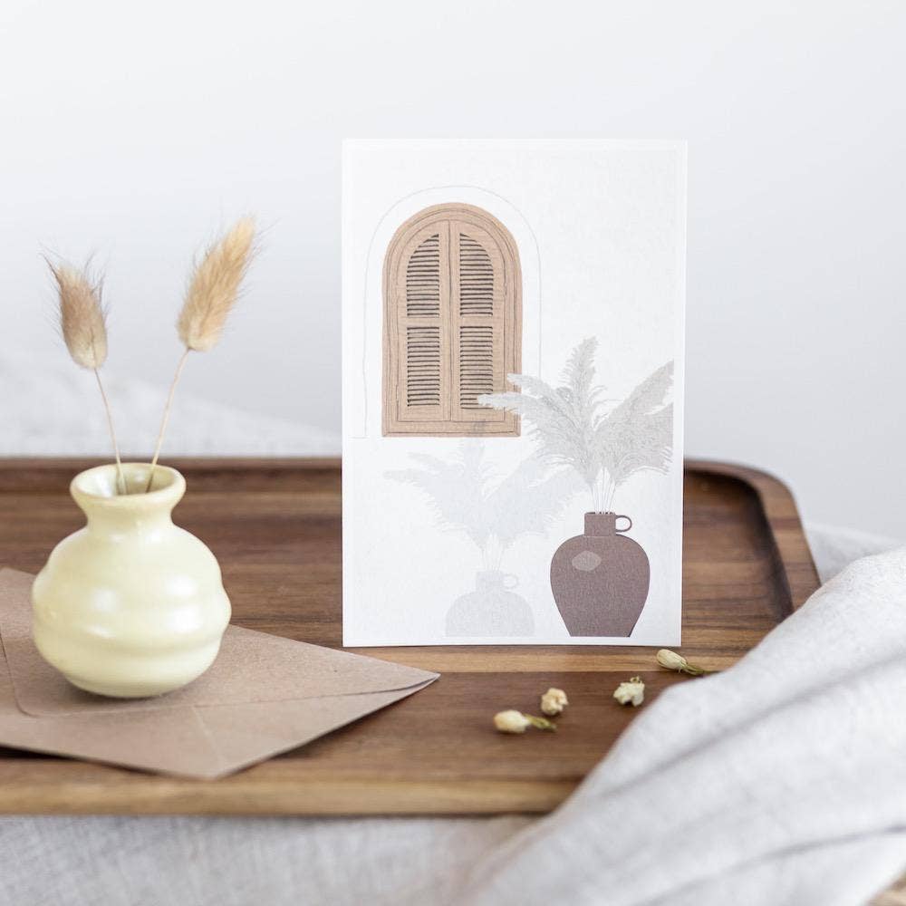 Flowrette - Wholesale Postcard - Map window to the south2