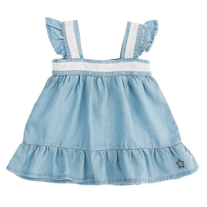 Tencel-Kleid für Babys S30321 für den Großhandel von Tocoto Vintage