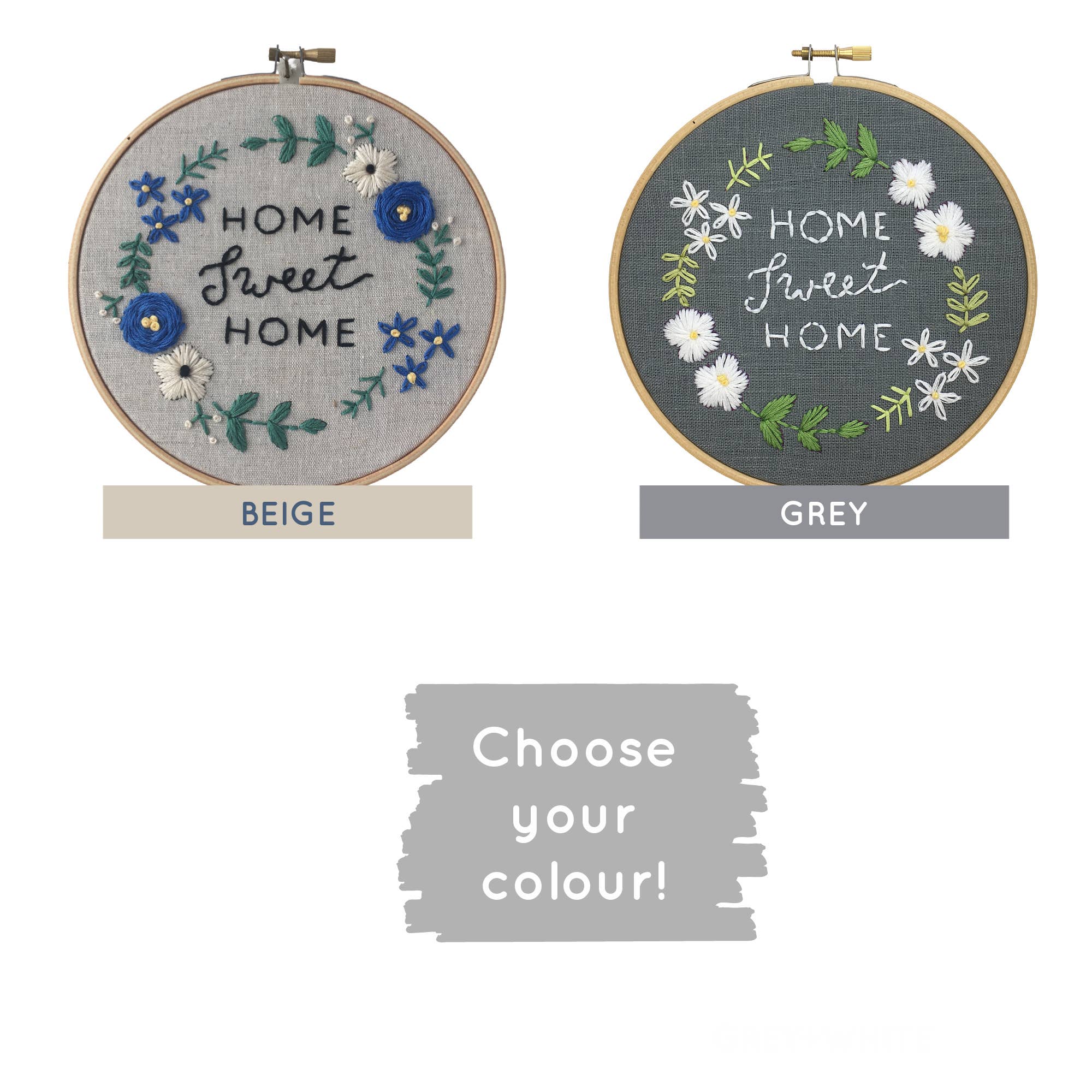 I Heart Stitch Art – wholesale Embroidery/cross-stitch supplies – Home Sweet Home Embroidery Kit9