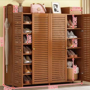 everythingbamboo - Wholesale Shoe Rack - Bamboo Shoe Case Shoe Rack Cabinet Book Case Shelf Storage Multiple Use Classic Luxury3