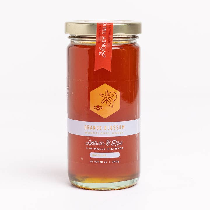 Orange Blossom Honey | Raw | 12 oz for wholesale by Honey Truck Company