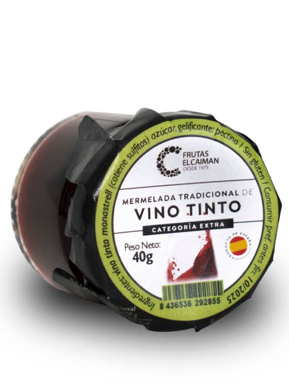 Traditional red wine jam 40g for wholesale by FrutasElCaiman