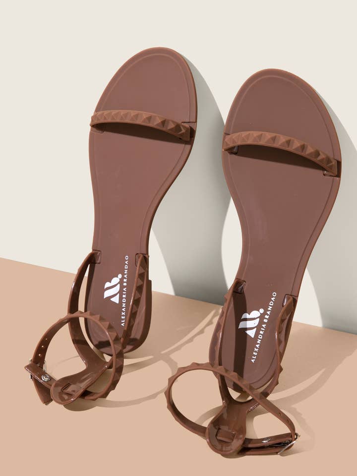 Aria Damen Mattbraune Sandalen für den Großhandel von Shoes By Alexandria Brandao