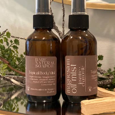 Bare Natural Soap Co - Wholesale Pain Relief Spray/Cream - Magnesium Oil Mist | Topical Magnesium Oil Spray