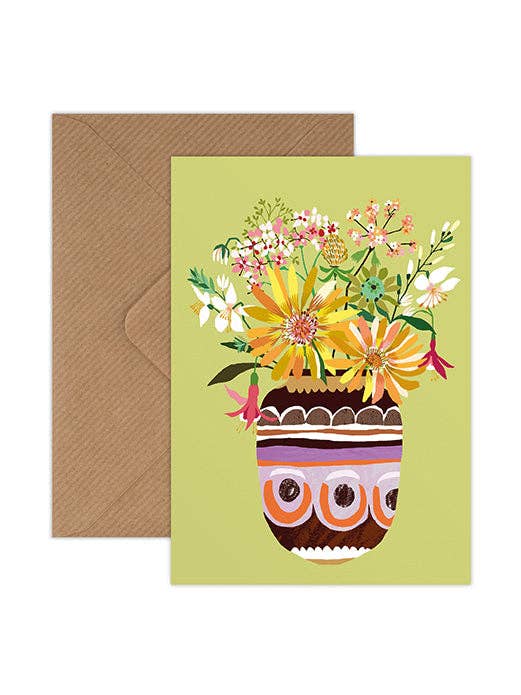 Cartão de Saudações Flores Silvestres por atacado de Brie Harrison Ltd