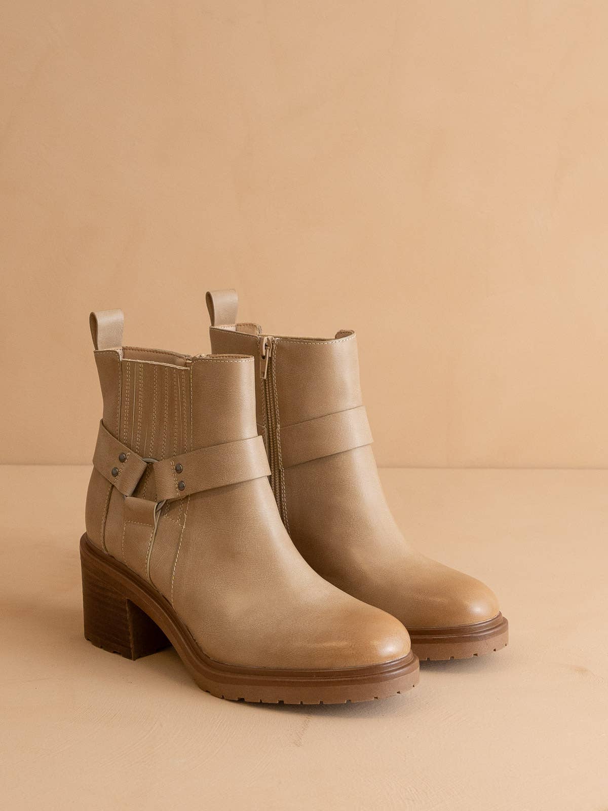 KAKI The Jayden | Bottine de moto kaki en vente sur Faire1