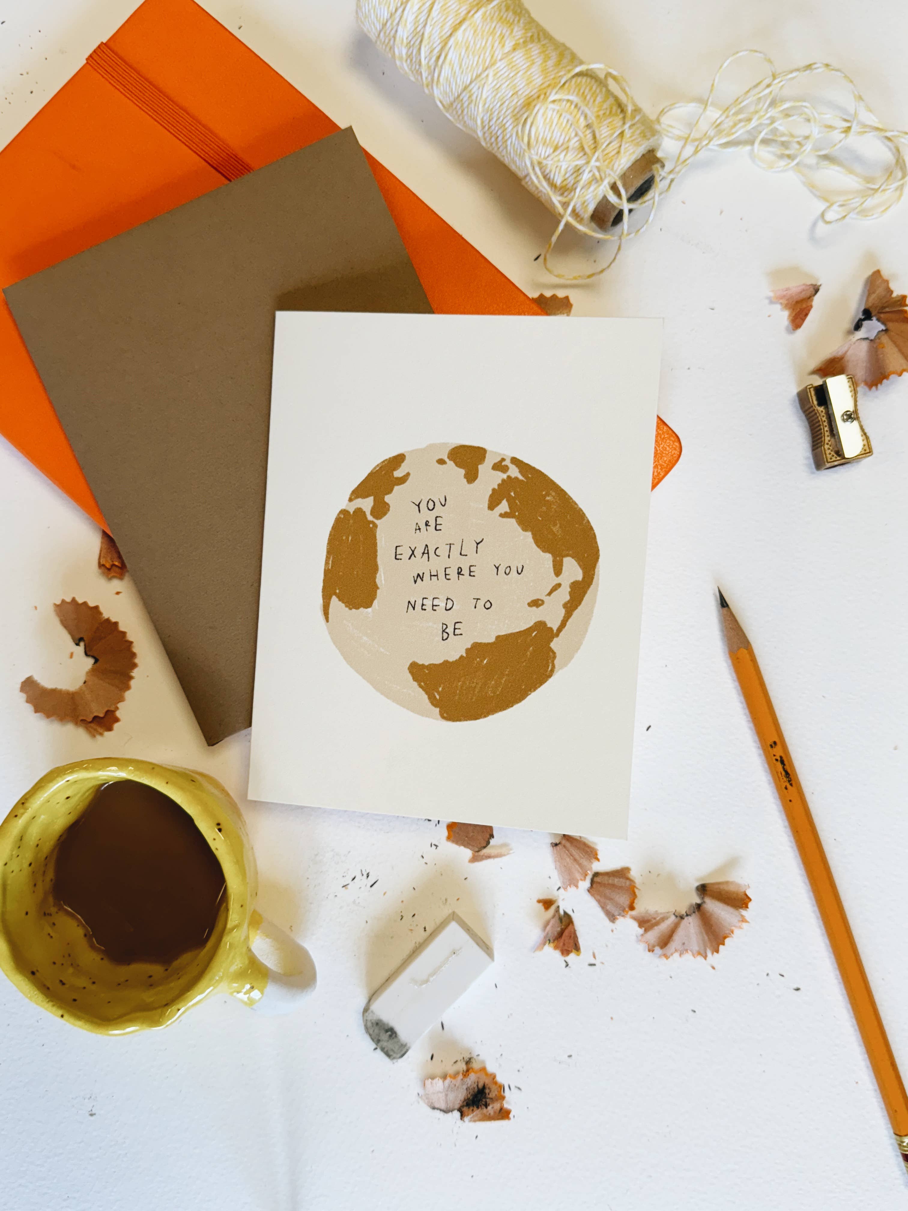 RANI BAN CO – Engroshandel Kærlighedskort – DU ER PRÆCIS, HVOR DU SKAL VÆRE Card3