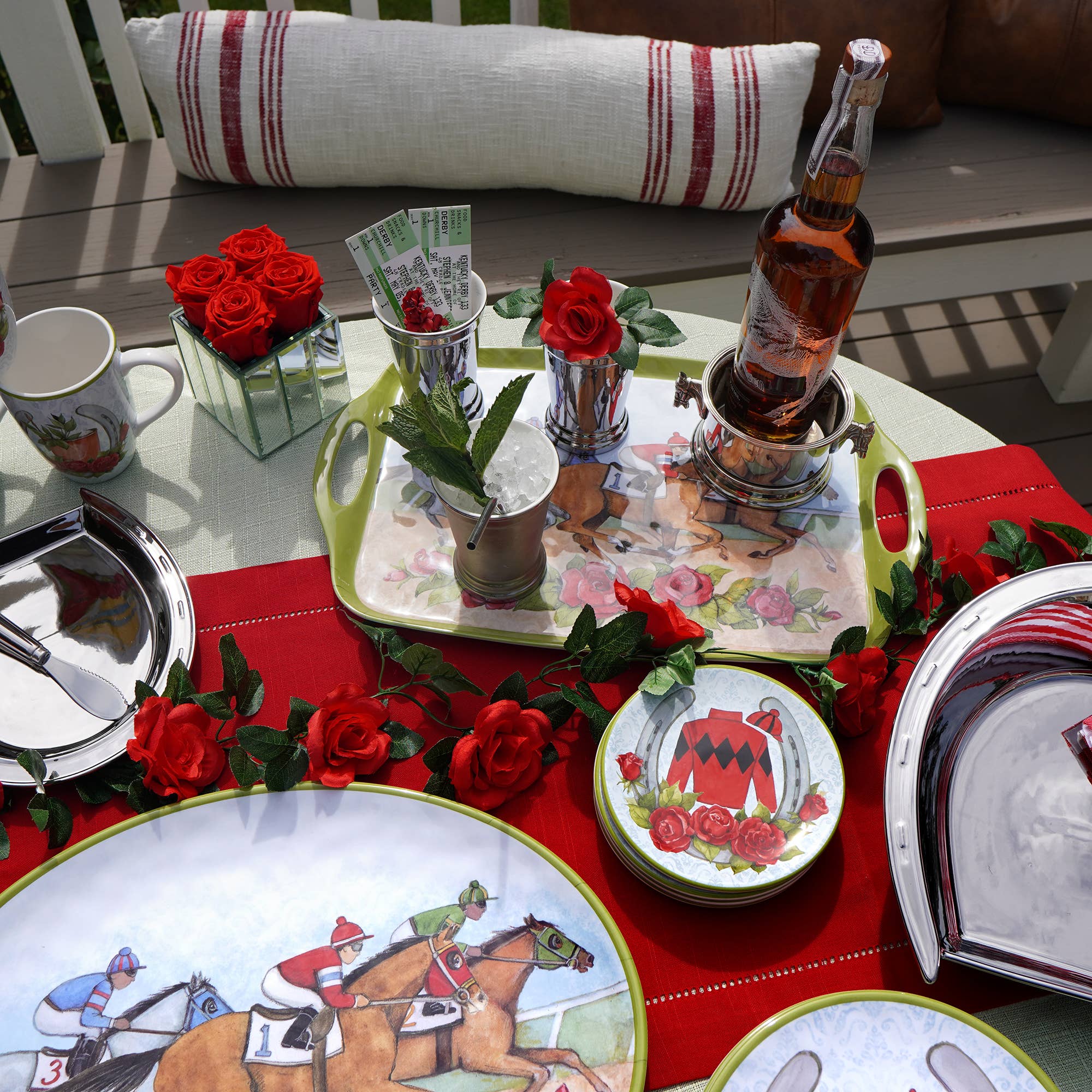 Certified International – Prato por atacado – Dia nas Corridas Canapé Placas 6 4 ativos.2