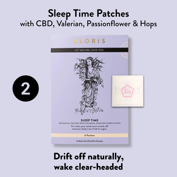 KLORIS – wholesale Topical wellness patches – Kloris CBD Discovery Set – Calm, Comfort & Sleep Collection 2