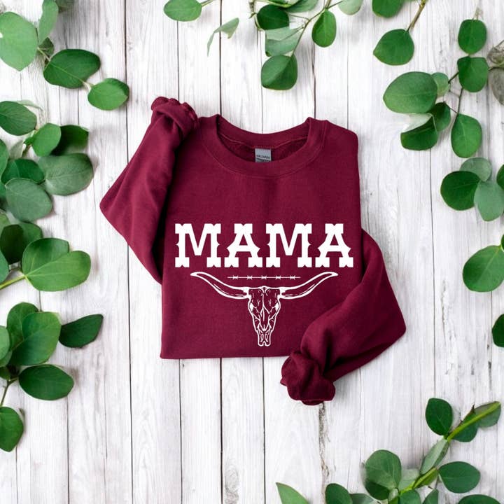 MAMA - Tête de Crâne de Taureau pour la vente par Taurus Belle Boutique