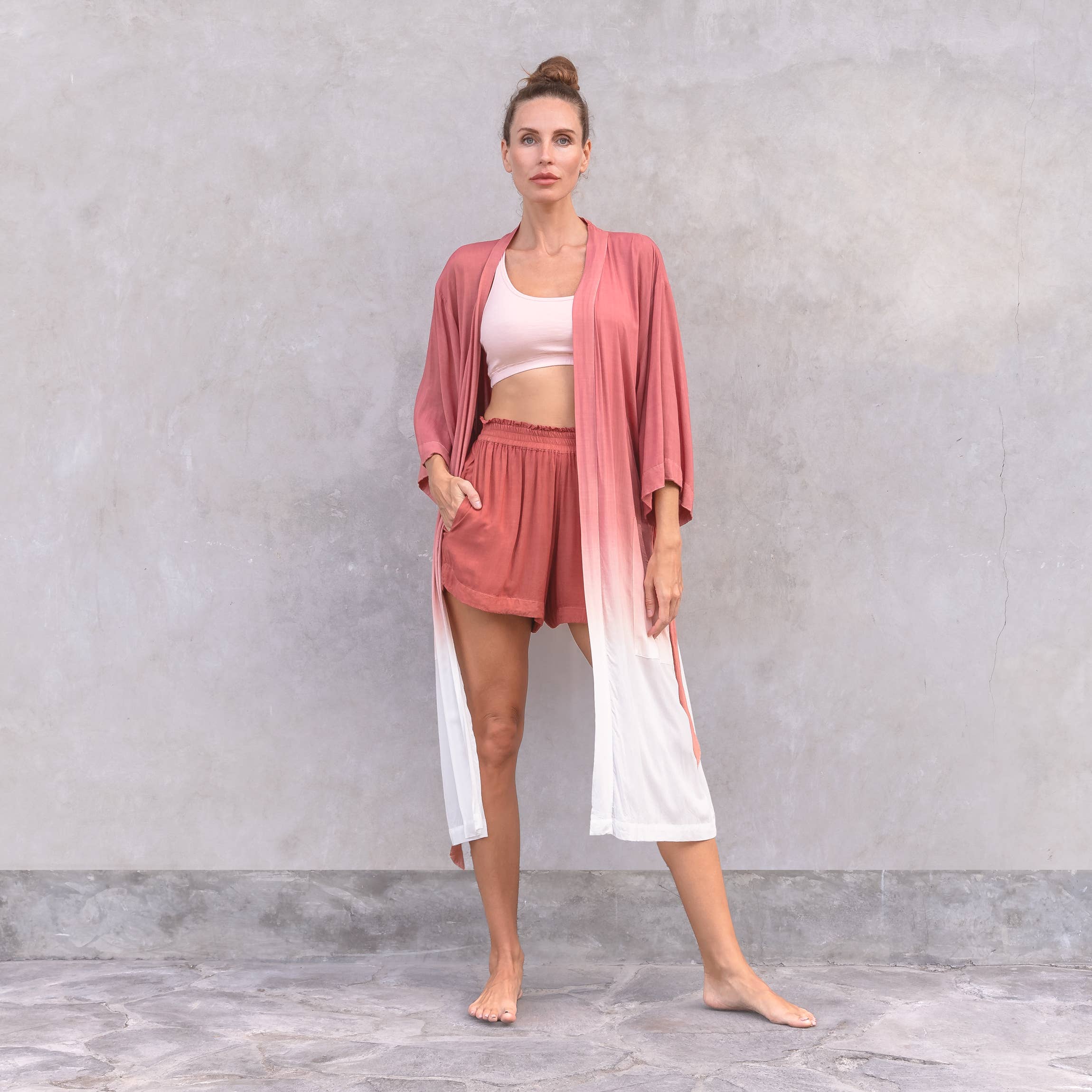 Jaya – Engroshandel Kimono - Dame – Satya kimono - begrænset udgave, Jaya unik, håndfarvet i Bali3