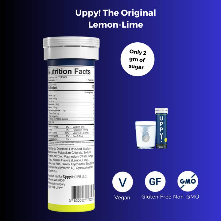 Uppy! Jet Lag Relief Electrolyte Hydration Drink Mix - Wholesale Powdered Health Drink - Uppy! Travel Essential Electrolyte Hydration Drink Mix11