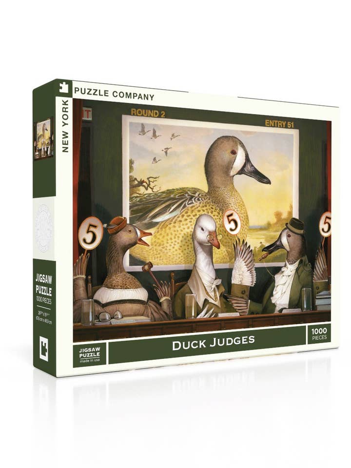 Duck Judges - 1000 Piece Jigsaw Puzzle for wholesale by New York Puzzle Company
