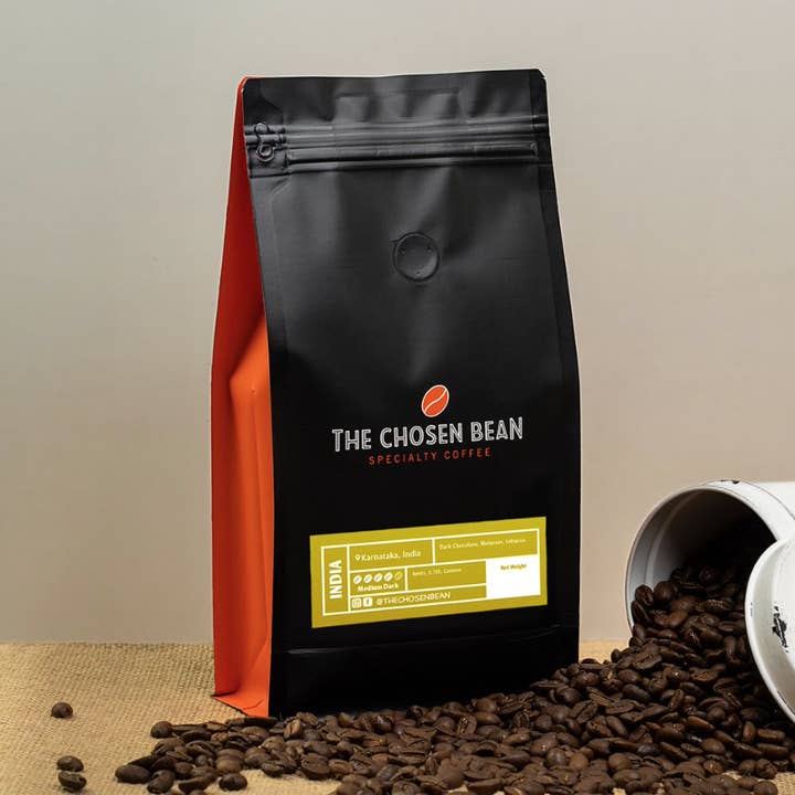 Sac Malabar de 5 livres à la mousson indienne pour la vente par The Chosen Bean