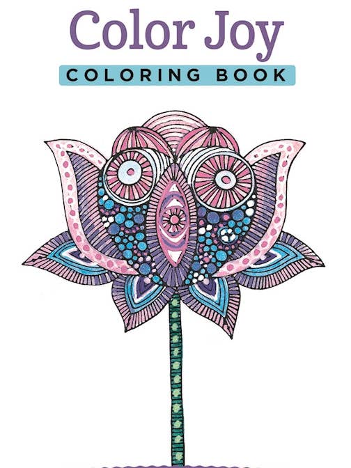 Color Joy Coloring Book - Take Along Size Adult Coloring for wholesale by Fox Chapel Publishing