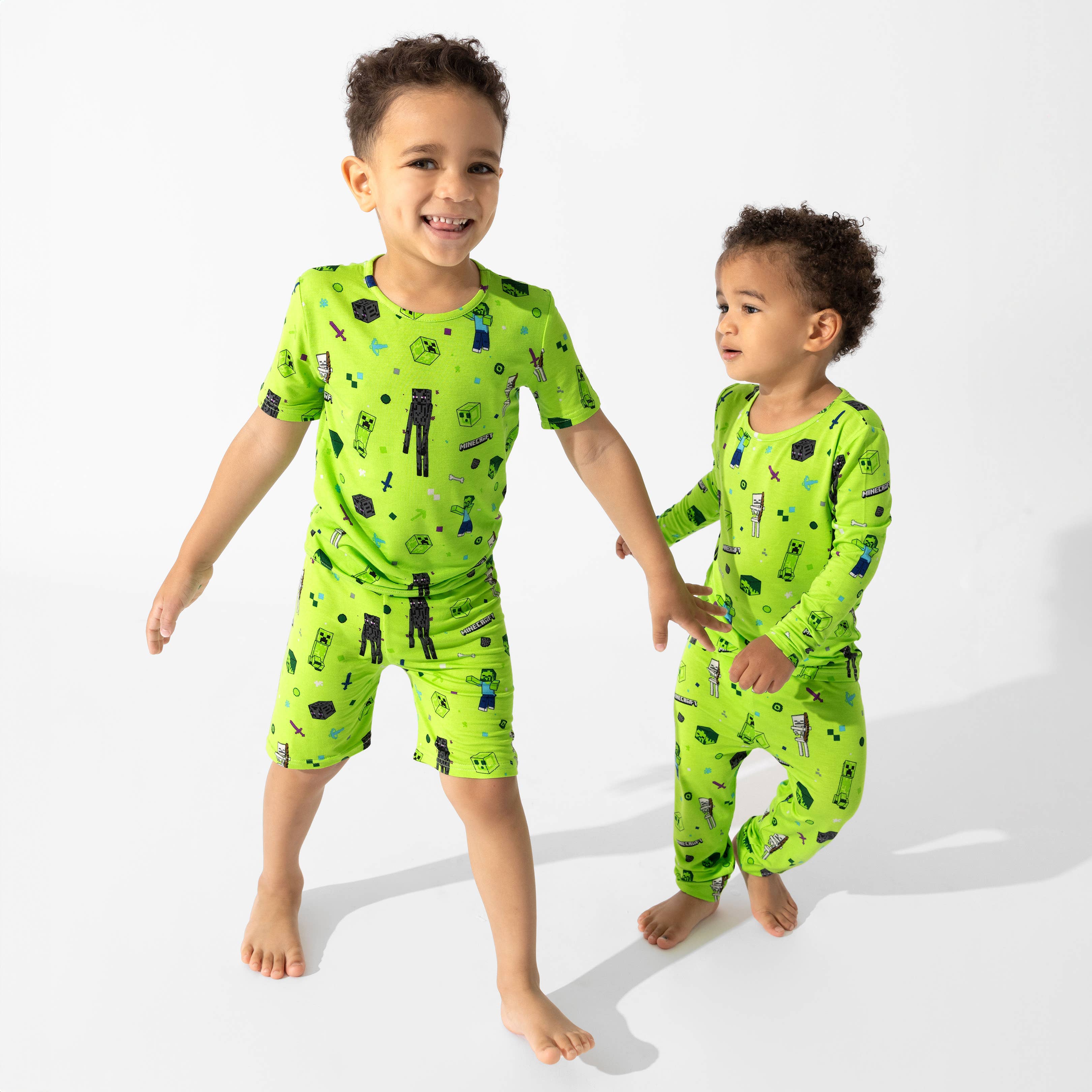 Bellabu Bear - Wholesale Sleepwear Set - Kids - Minecraft Mob Squad Bamboo Kids Pajamas20