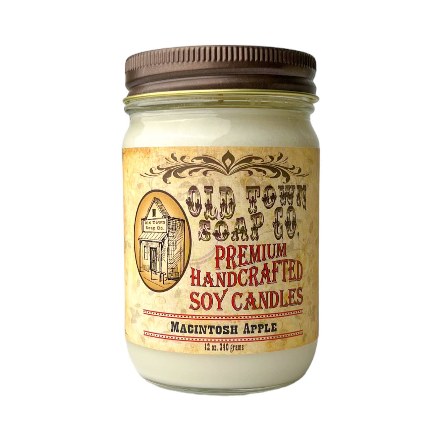 Old Town Soap Co. - Wholesale Jar/Filled Candle - 12oz. Candles - Premium Candles for your Home12