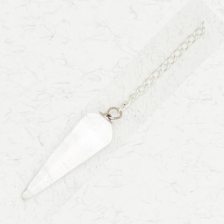 Pendule en quartz clair - Avec chaîne plaquée pour la vente par Nirvana LLC