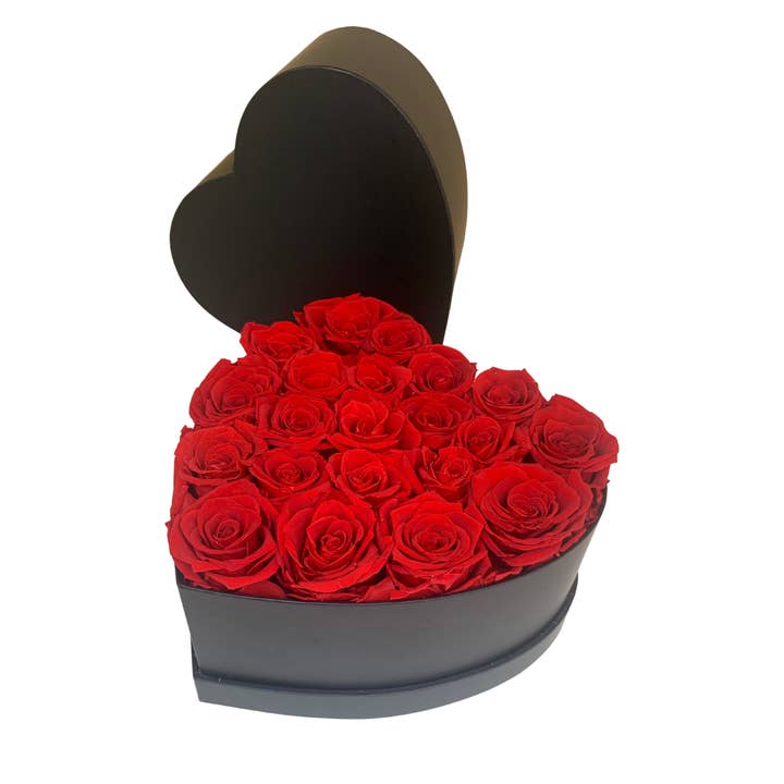 verona home and gift - Wholesale Dried/Pressed Flowers - Heart Shape Real Preserved Roses that Last Forever 2