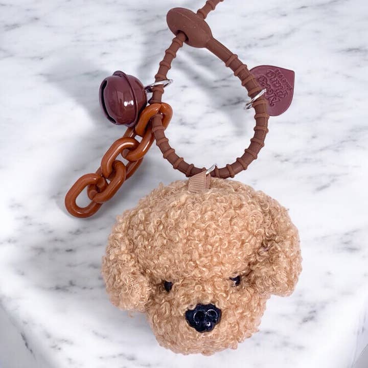 BYREN | ÉLINE L'ATELIER - Wholesale Keychain - Women's - Bag charm and dog keychain with bell PC072