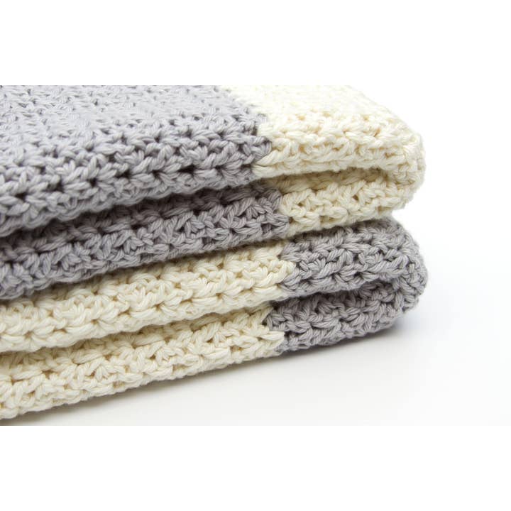 Couverture pour bébé en coton - Couverture pour bébé - Couverture pour bébé en crochet pour la vente par Meadoria