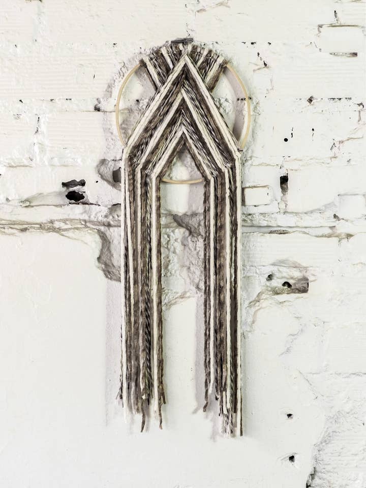 Macrame Hoop Wall Hængende, Wall Decor. Hjem Indretning for engroshandel hos Gypsy Moon Arts