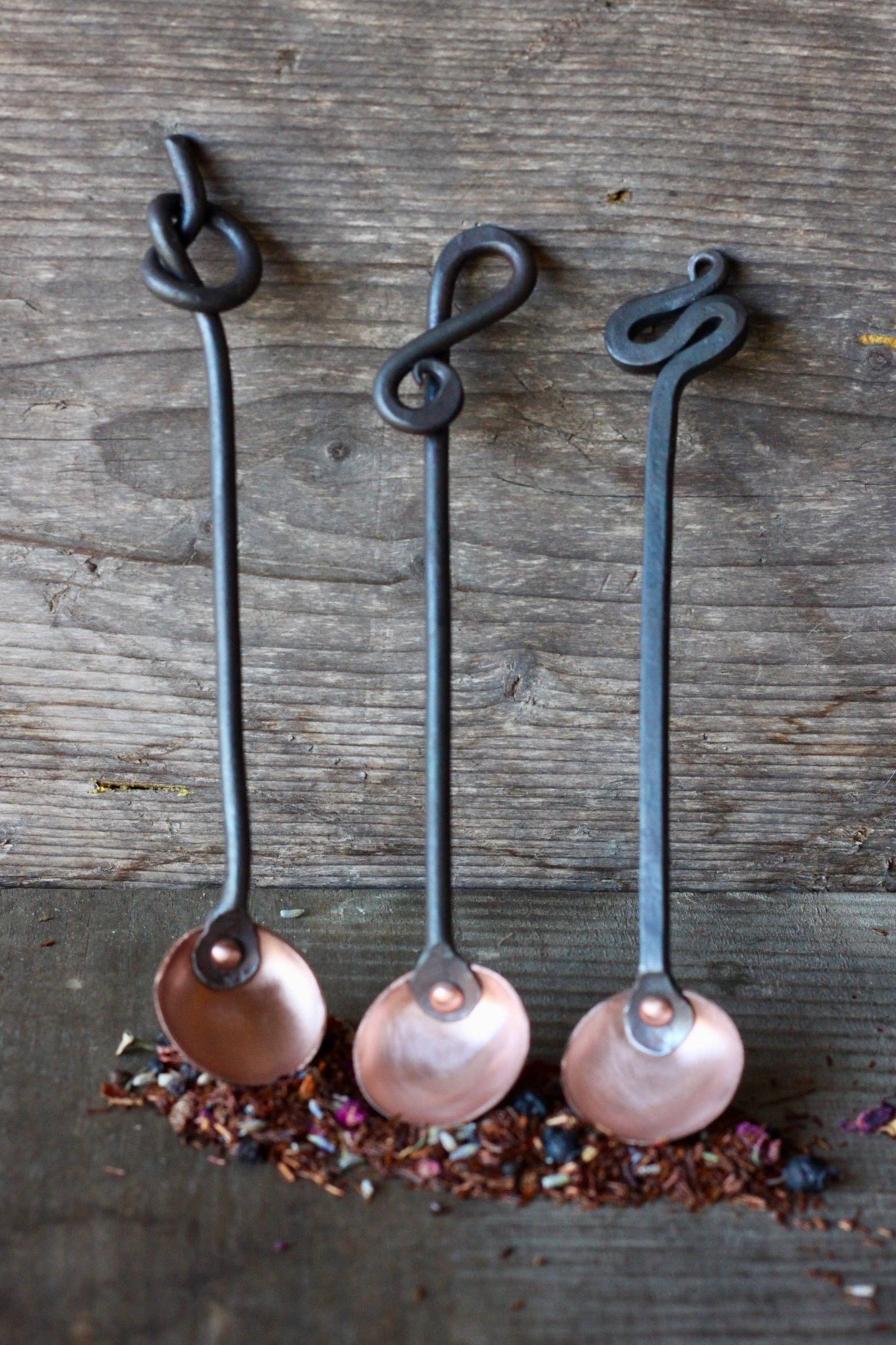 Wicks Forge - Wholesale Measuring Spoon - Copper and Steel Teaspoons (1 Tsp)2