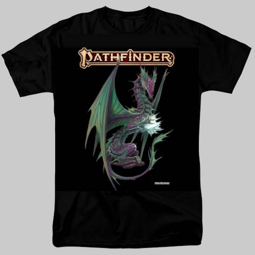 Mirage Dragon Pathfinder® T-Shirt für den Großhandel von Pegasus Publishing