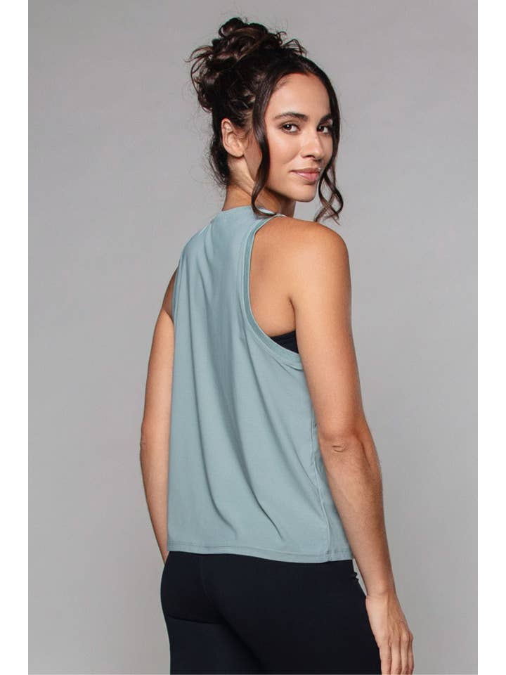 Relaxed Studio Tank Vest Soft Sage for wholesale on Faire3