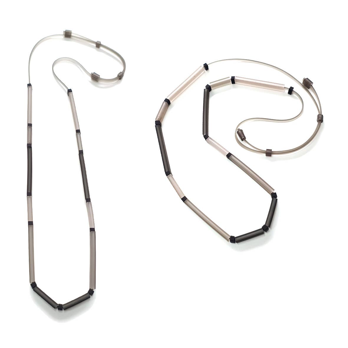 ALEX+SVET - Wholesale Beaded/Pearl Necklace - LORETA long rubber necklace ESSENTIALS line10