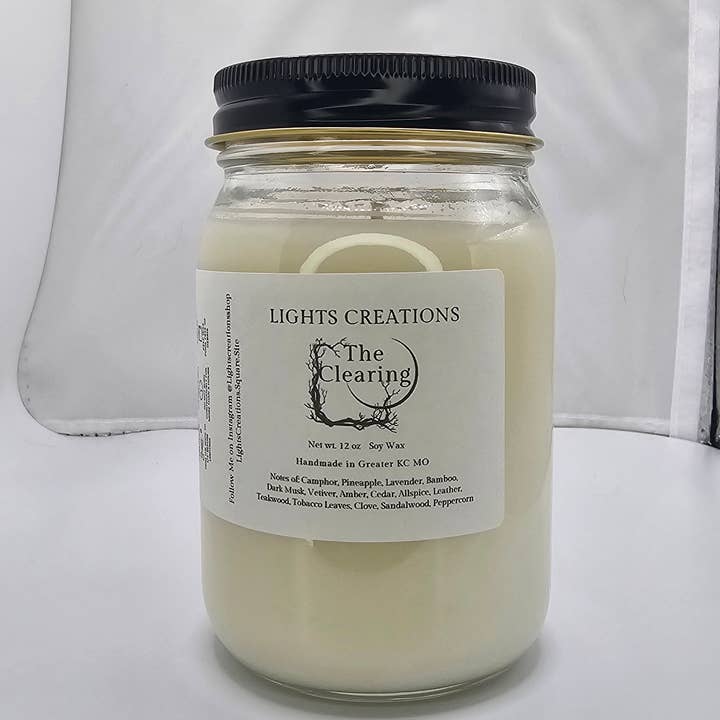 Lights Creations - Wholesale Jar/Filled Candle - The Clearing Soy Wax Candle