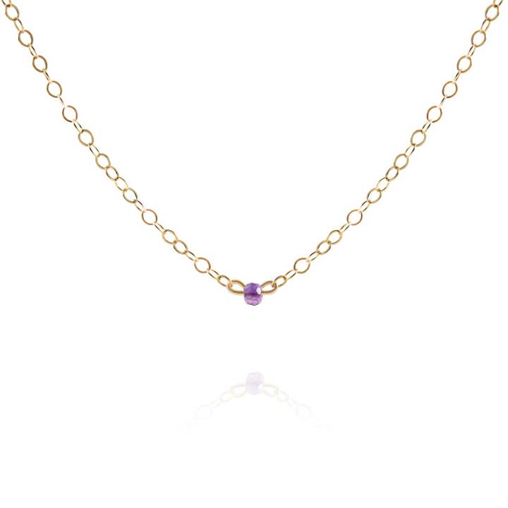 Amethyst Choker Necklace for wholesale by Kindness Gems