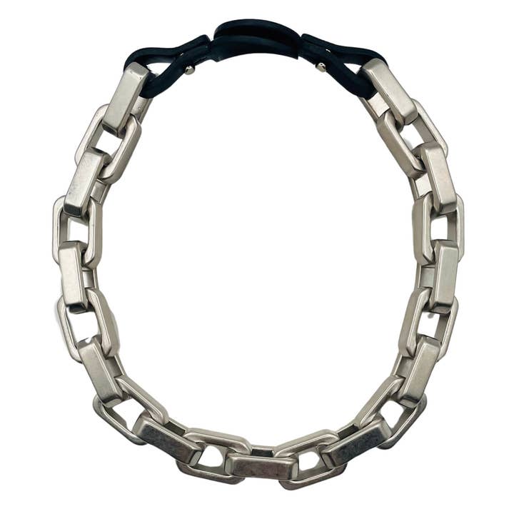 Colar de Elos em Prata Vintage Antonia por atacado de Fairchild Baldwin