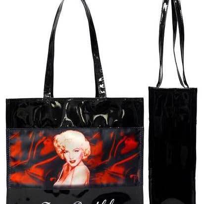 Marilyn Tote Bag Red Sheets Forever for wholesale by Ocean Peak Australia and New Zealand Pty Ltd