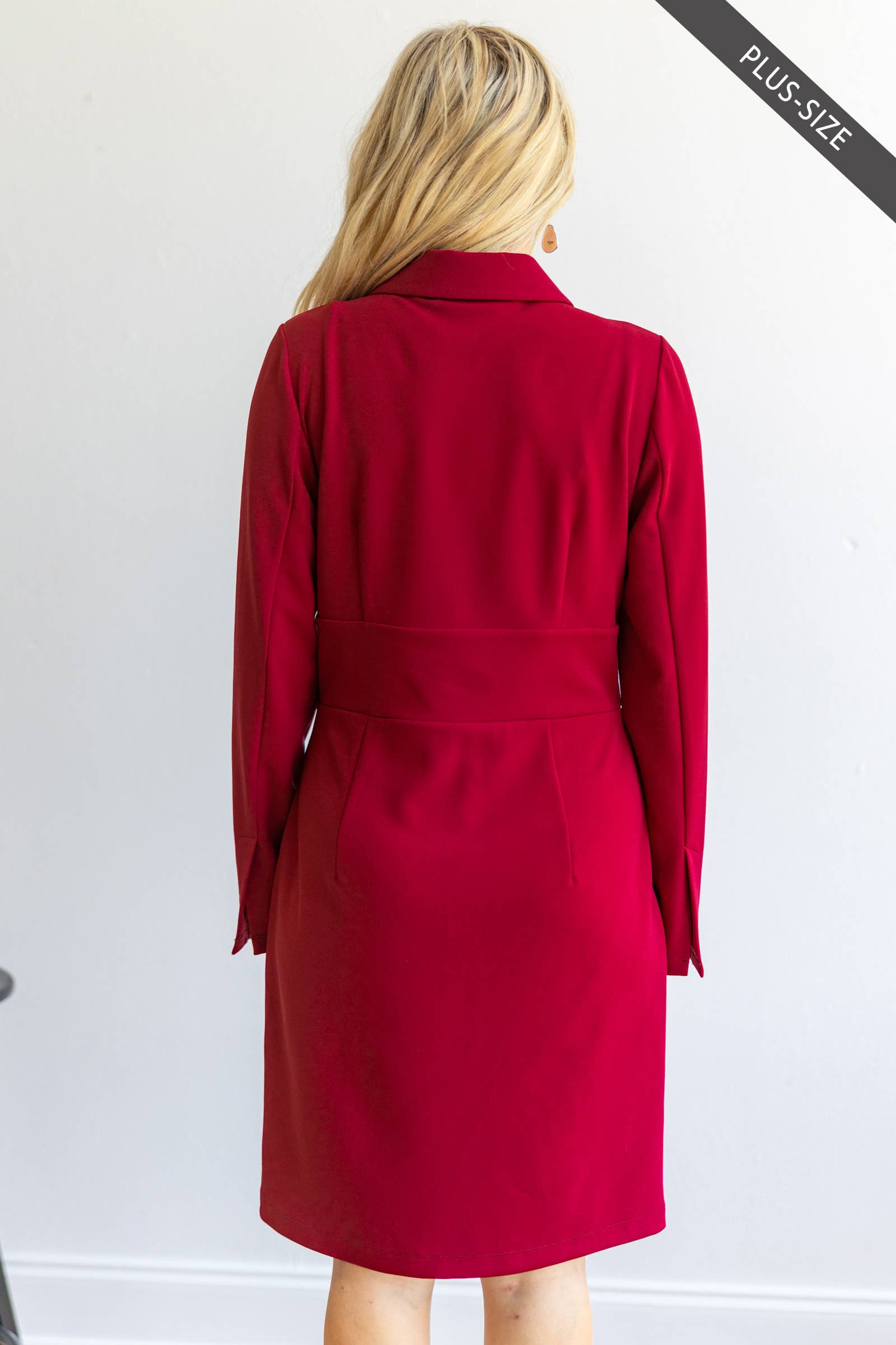 Dear Scarlett - Vente Robe – femme - Robe en ponte confortable grande taille22