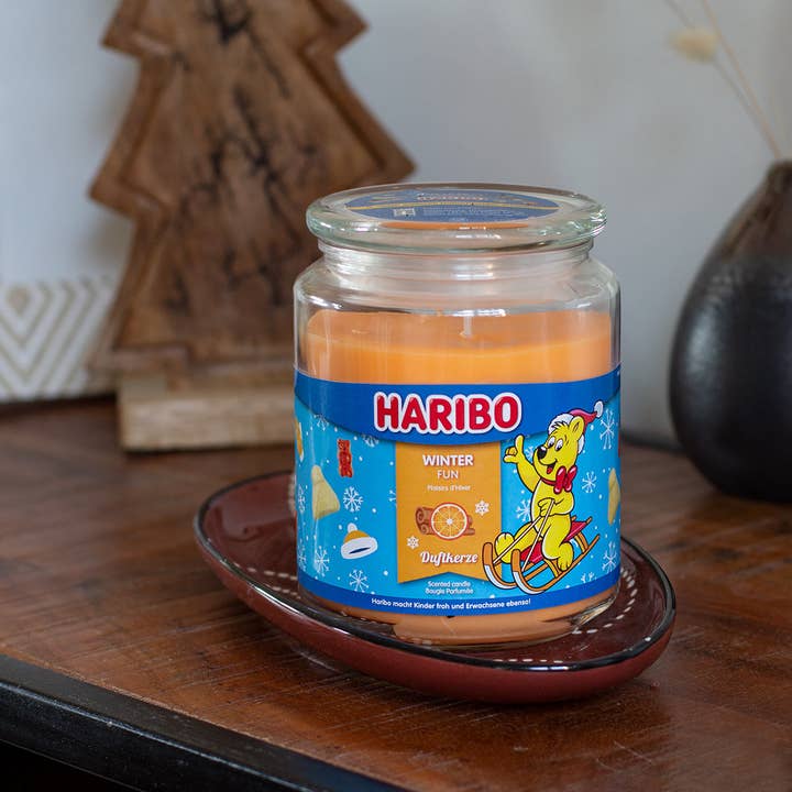 Haribo Duftkerzen - Wholesale Jar/Filled Candle - Haribo Winter Fun scented candle - 510g2